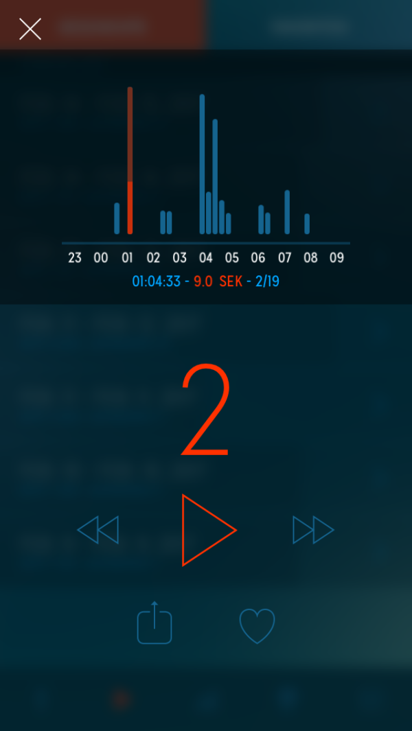 Screenshot Sleep Talk App