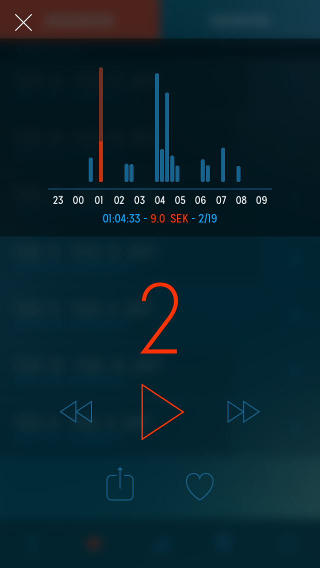 Screenshot Sleep Talk App