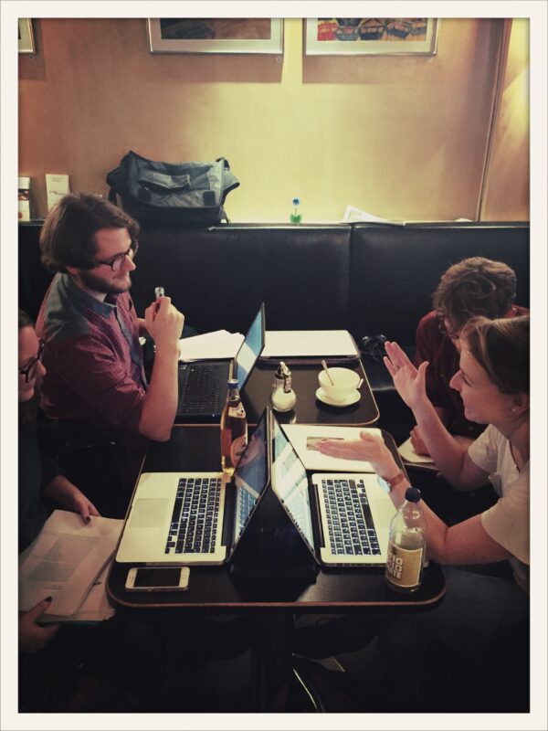 Blogger besprechen sich, open mike 2015
