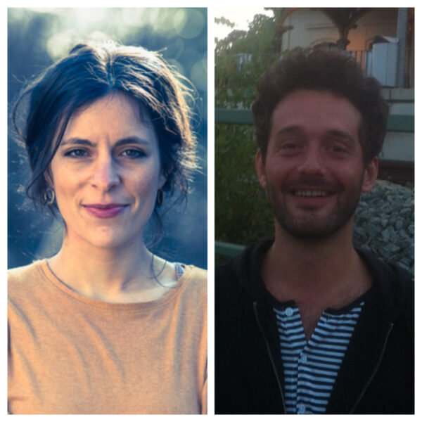 open-mike-Finalist*innen 2020: Rebecca Gisler und Péter Glück