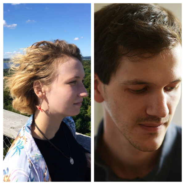 open-mike-Finalist*innen 2020: Rosa Engelhardt und David Frühauf