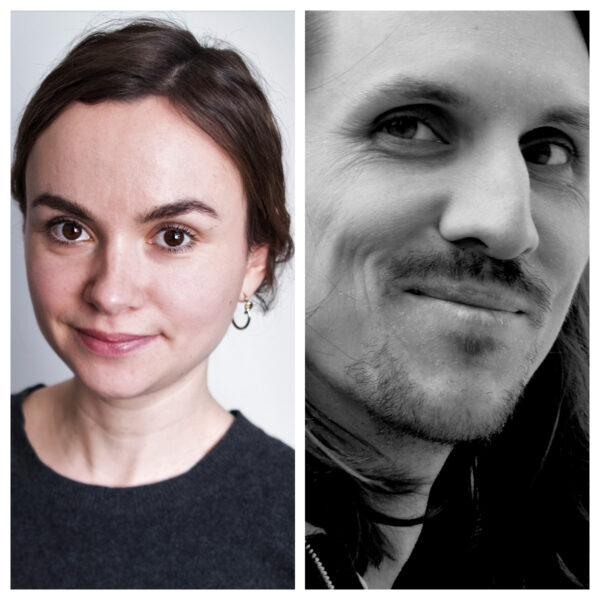 open-mike-Finalist*innen 2020: Franziska Gänsler und Sebastian Gaub