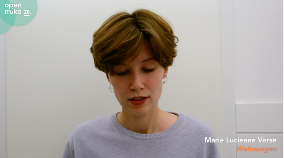Marie Lucienne Verse liest »Wohnungen«