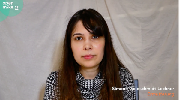Simoné Goldschmidt-Lechner liest »Ermutterung«