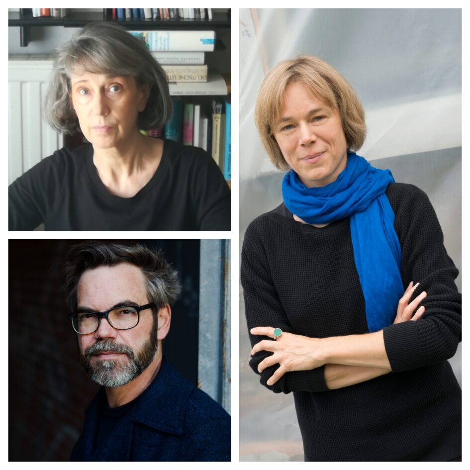 Die Jury des 29. open mike: Anja Utler, Olga Martynova und David Wagner